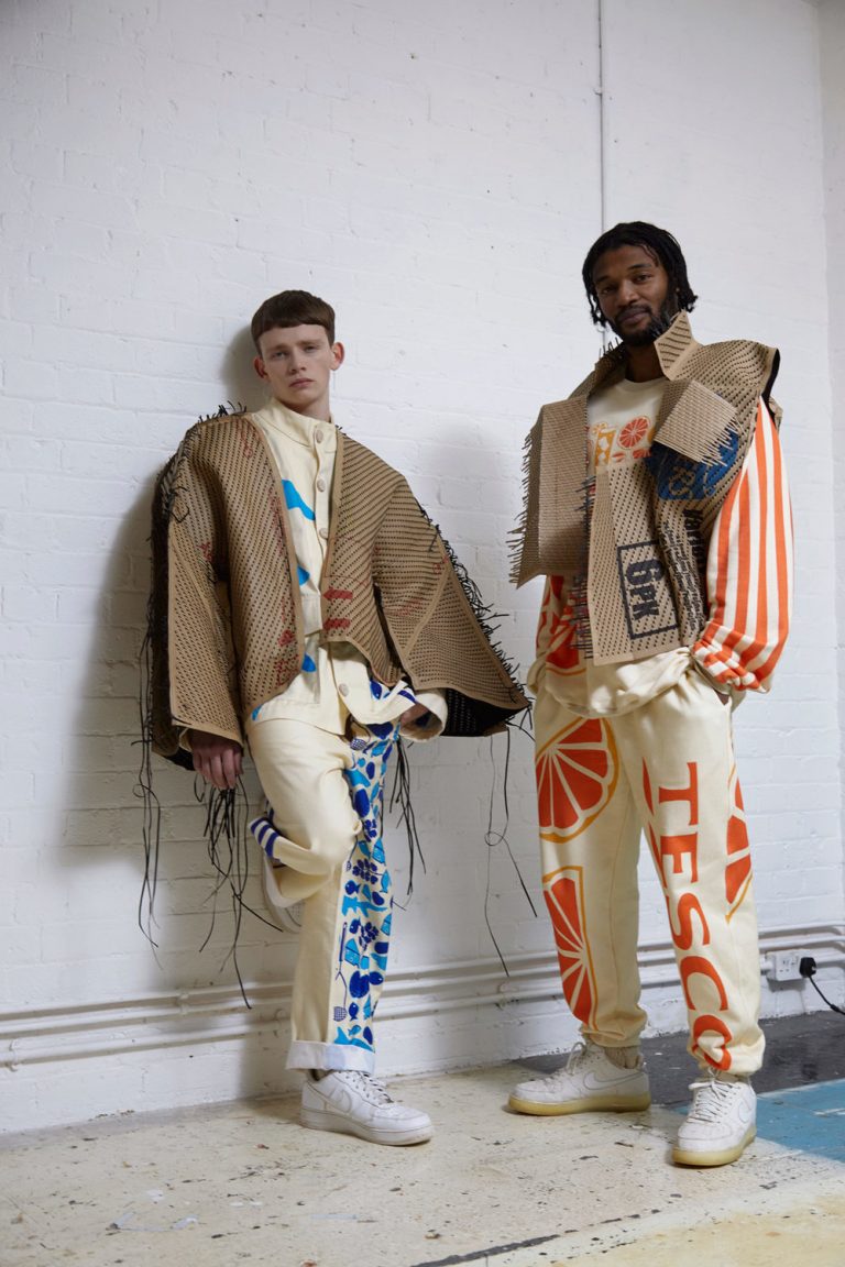 Bethany Williams' Breadline collection uses Tesco branded prints ...